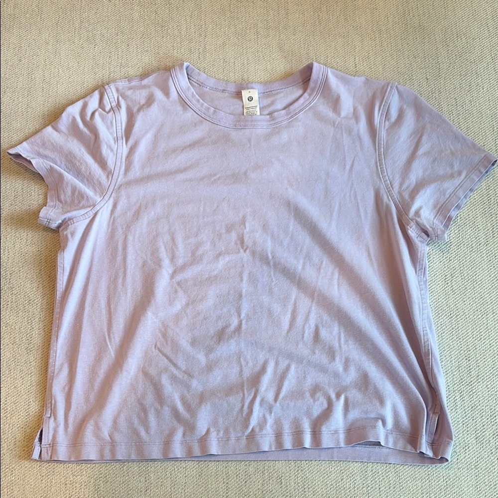 Lululemon Soft Cotton Cropped Tee